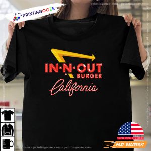 In N Out Burger California T shirt 2