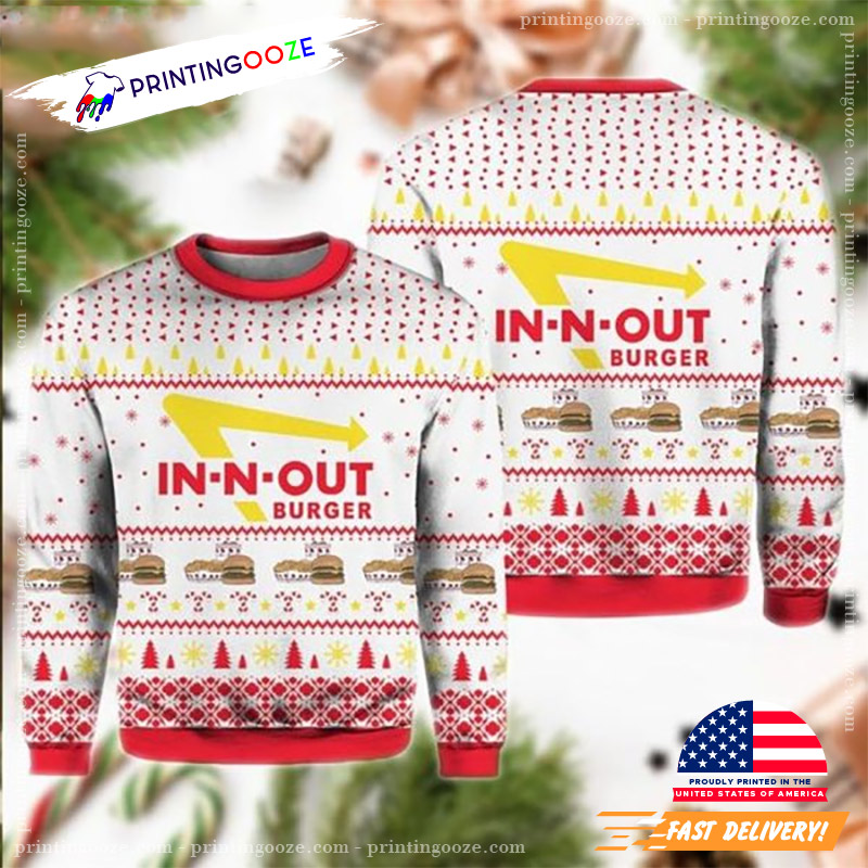In-N-Out Burger Ugly Christmas Sweater In-N-Out Burger Ugly Christmas Sweater