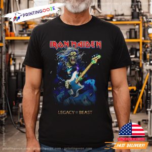 Iron Maiden Legacy of the Beast Steve Harris T shirt