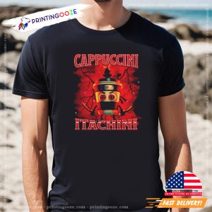 Italian Brainrot Cappuccini Itachi T shirt 1