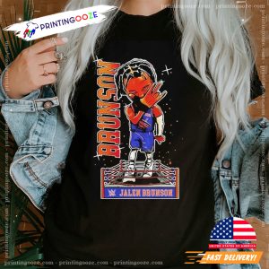 Jalen Brunson x WWE 2025 T shirt 1