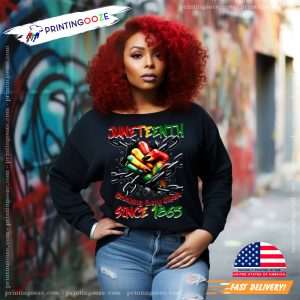 Juneteenth Breaking Every Chain Since 1865 T shirt