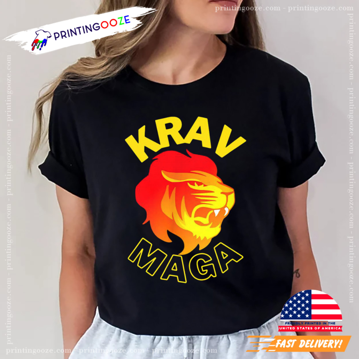 KRAV MAGA – Lion Shirt KRAV MAGA – Lion Shirt