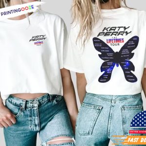 Katy Perry The Lifetime Tour Playlist 2 Side T shirt