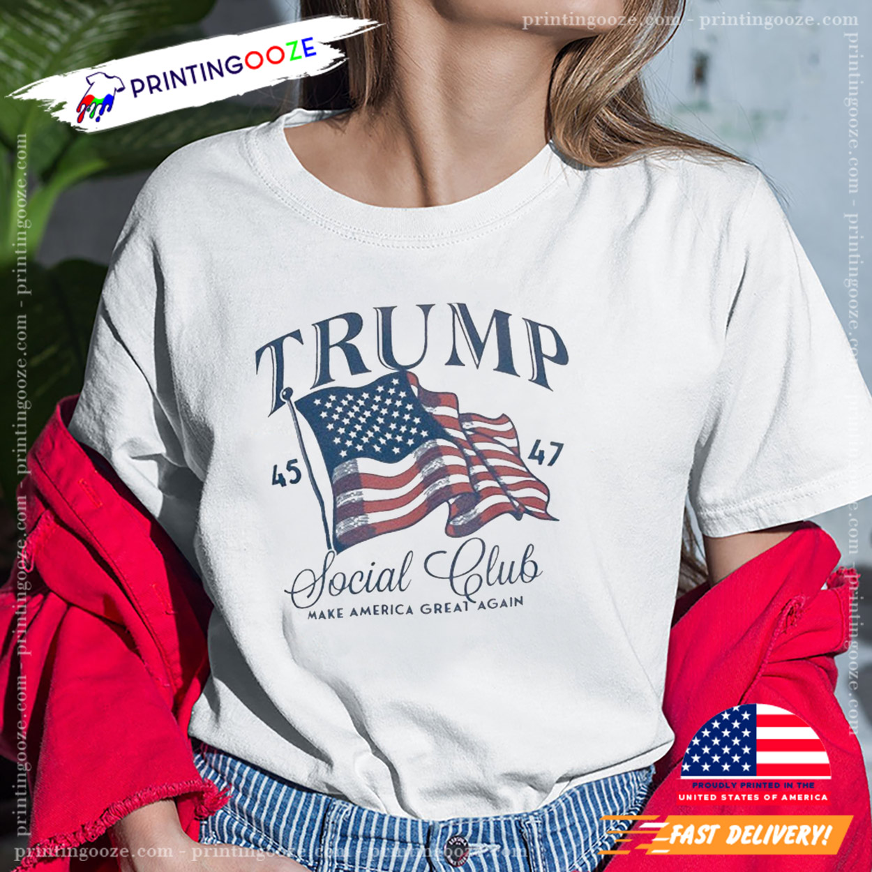 Make America Great Again USA Flag T-shirt Make America Great Again USA Flag T-shirt