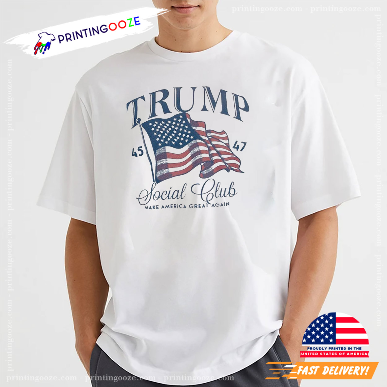 Make America Great Again USA Flag T-shirt Make America Great Again USA Flag T-shirt