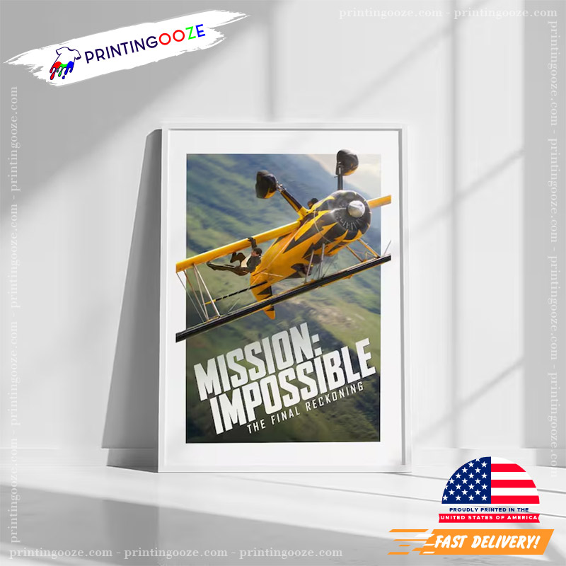 Mission Impossible Final Reckoning Movie Poster Mission Impossible Final Reckoning Movie Poster