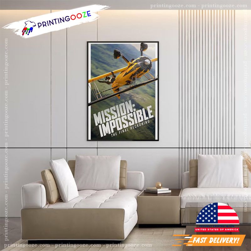 Mission Impossible Final Reckoning Movie Poster Mission Impossible Final Reckoning Movie Poster