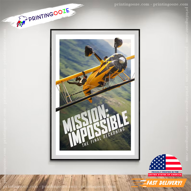 Mission Impossible Final Reckoning Movie Poster Mission Impossible Final Reckoning Movie Poster