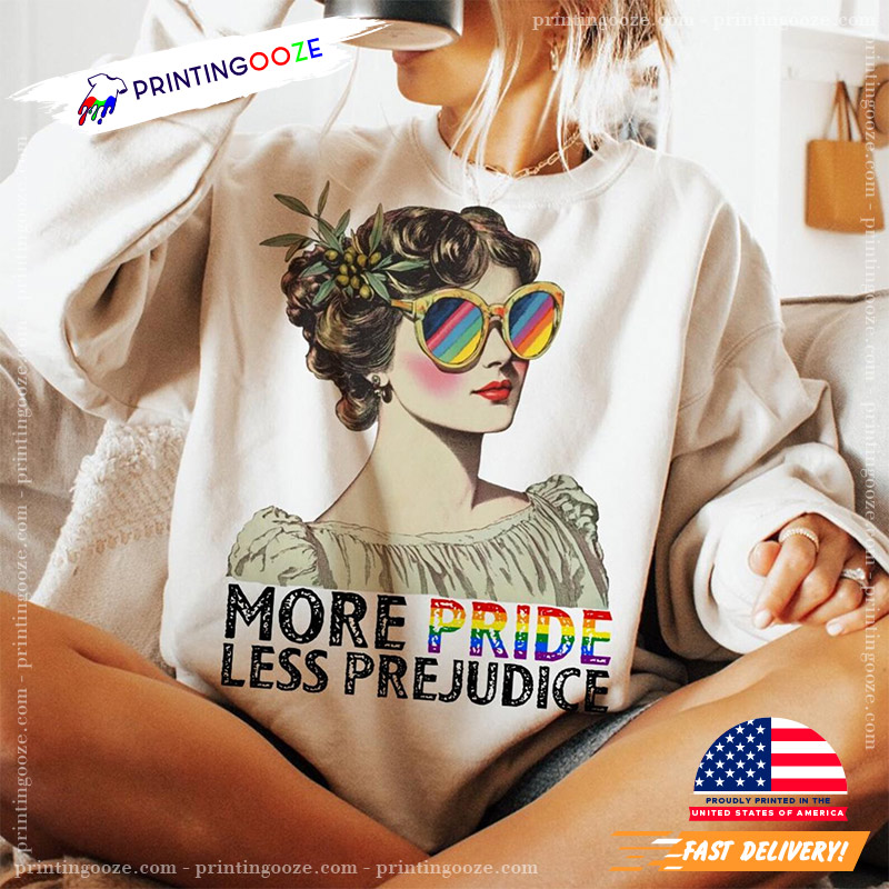 More Pride Less Prejudice Pride Month Tee More Pride Less Prejudice Pride Month Tee