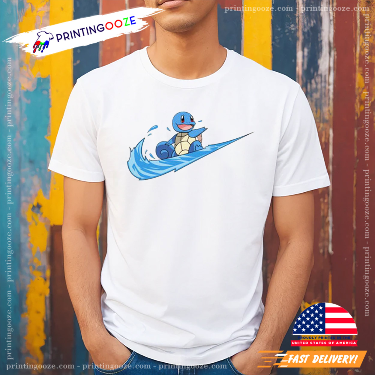 Nike And Pokemon Inspired Charmander T-shirt Nike And Pokemon Inspired Charmander T-shirt