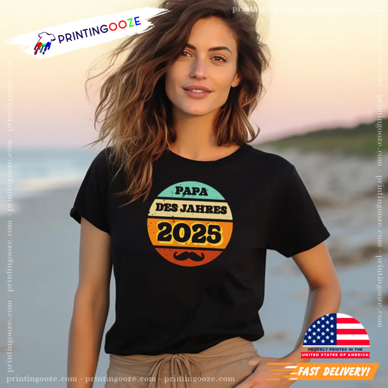 Papa Des Jahres 2025 T-Shirt Papa Des Jahres 2025 T-Shirt