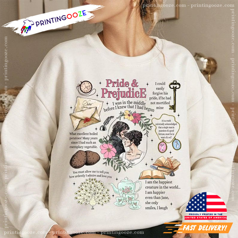 Pride And Prejudice Romance Novels T-shirt Pride And Prejudice Romance Novels T-shirt