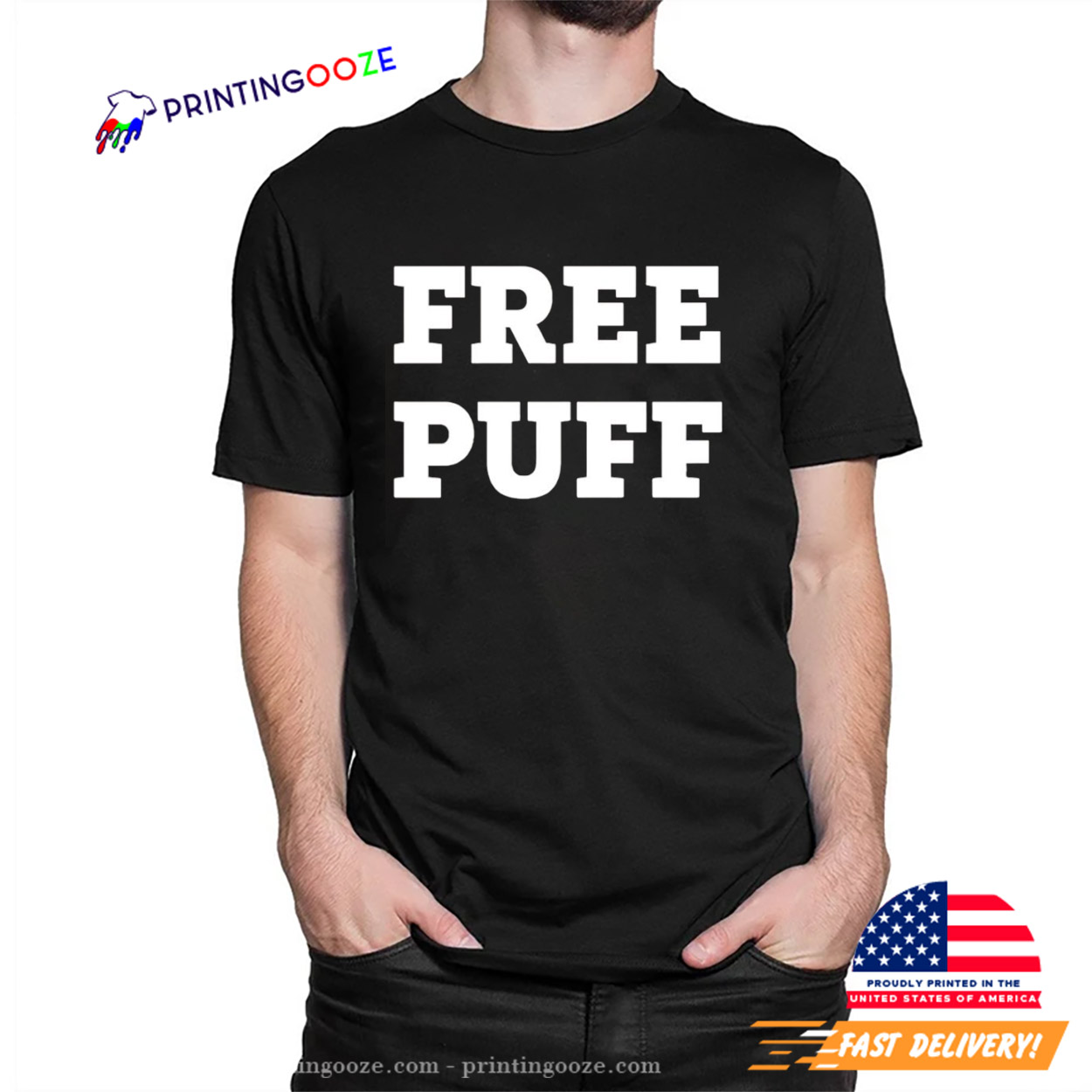 Sean Combs Diddy Free Puff T-shirt Sean Combs Diddy Free Puff T-shirt