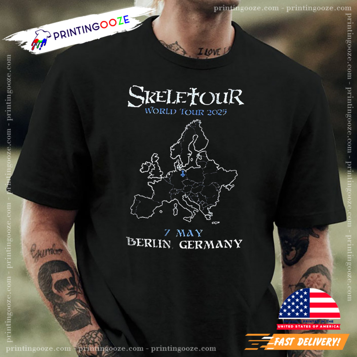 Skeletour World Tour 2025 T-shirt Skeletour World Tour 2025 T-shirt