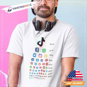 Social Media Funny Internet Addict Gift T-shirt 1
