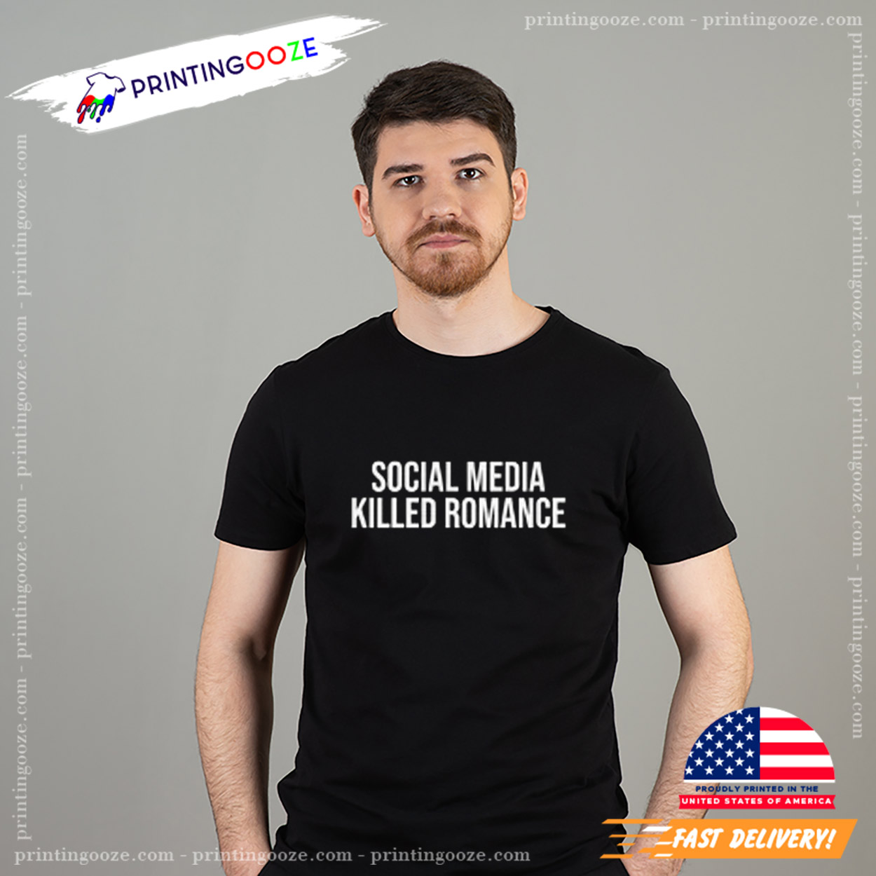 Social Media Killed Romance T-shirt Social Media Killed Romance T-shirt