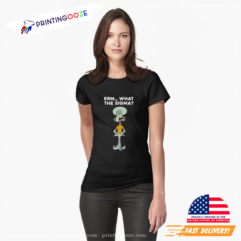Squidward Erm What The Sigma T-shirt Squidward Erm What The Sigma T-shirt