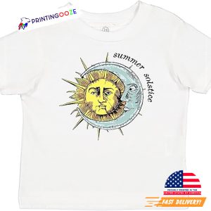 Summer Solstice Sun And Moon T Shirt 3