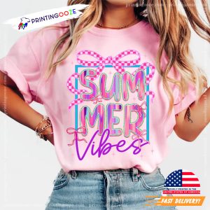 Summer Vibes Coquette Summer T shirt 1