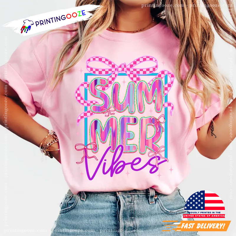 Summer Vibes Coquette Summer T-shirt Summer Vibes Coquette Summer T-shirt
