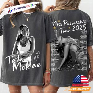 Tate McRae Miss Possessive Tour 2025 Comfort Color Shirt 1