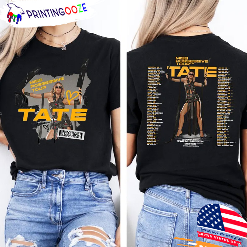Tate McRae Miss Possessive Tour 2025 Shirt Tate McRae Miss Possessive Tour 2025 Shirt