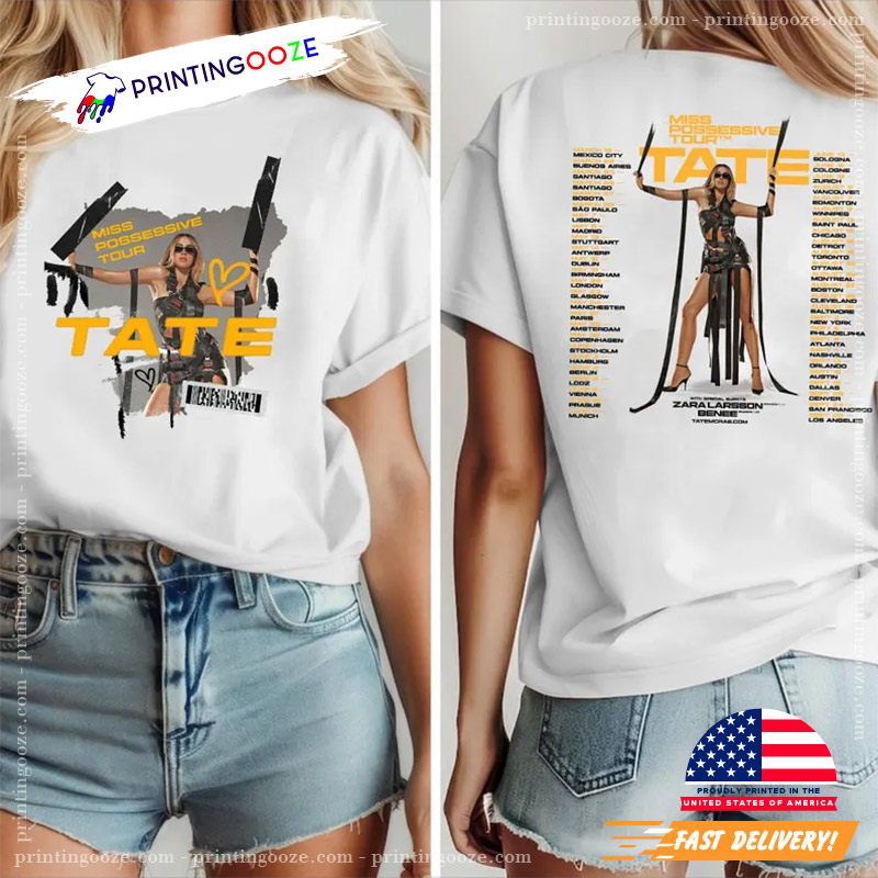 Tate McRae Miss Possessive Tour 2025 Shirt Tate McRae Miss Possessive Tour 2025 Shirt