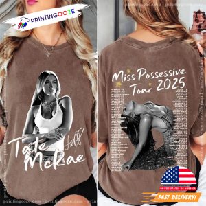 Tate McRae Miss Possessive Tour Comfort Colors Shirt 1