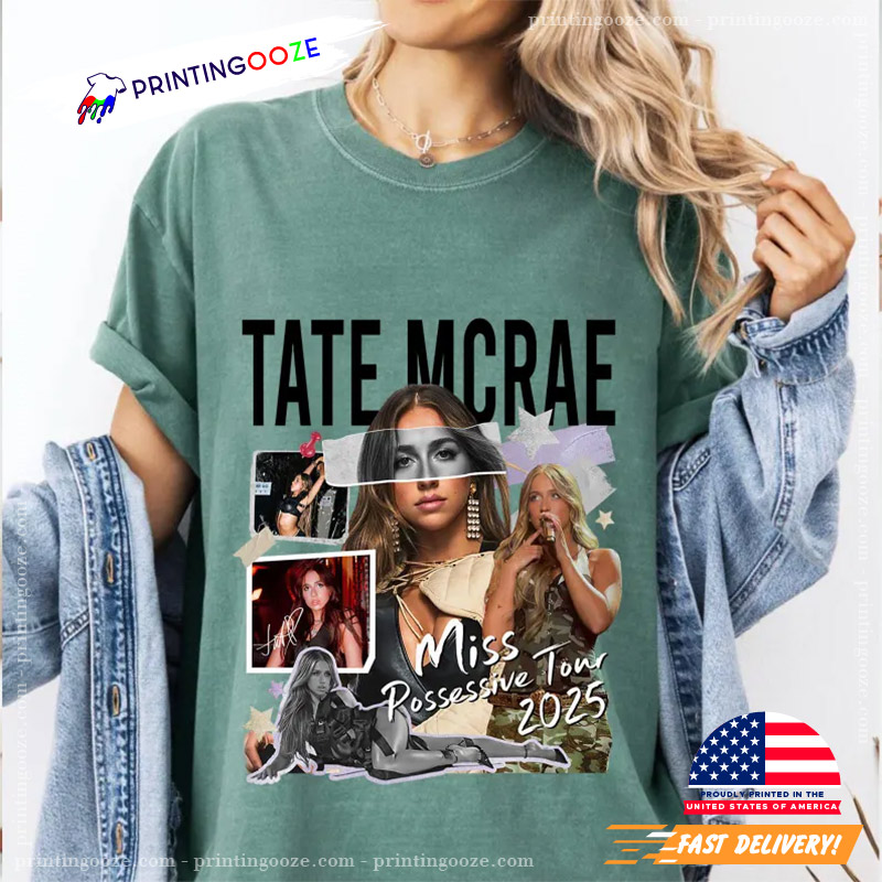 Tate Mcrae Miss Posseessive Tour 2025 Comfort Color Shirt Tate Mcrae Miss Posseessive Tour 2025 Comfort Color Shirt