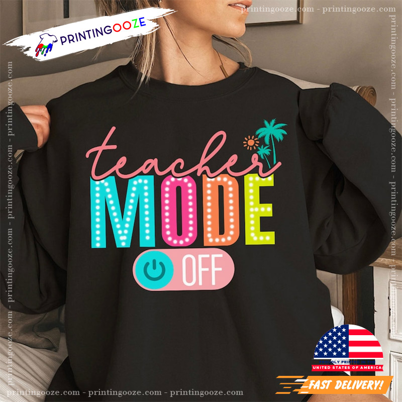Teacher Off Duty Peace Out School T-shirt Teacher Off Duty Peace Out School T-shirt