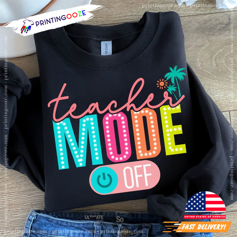 Teacher Off Duty Peace Out School T-shirt Teacher Off Duty Peace Out School T-shirt