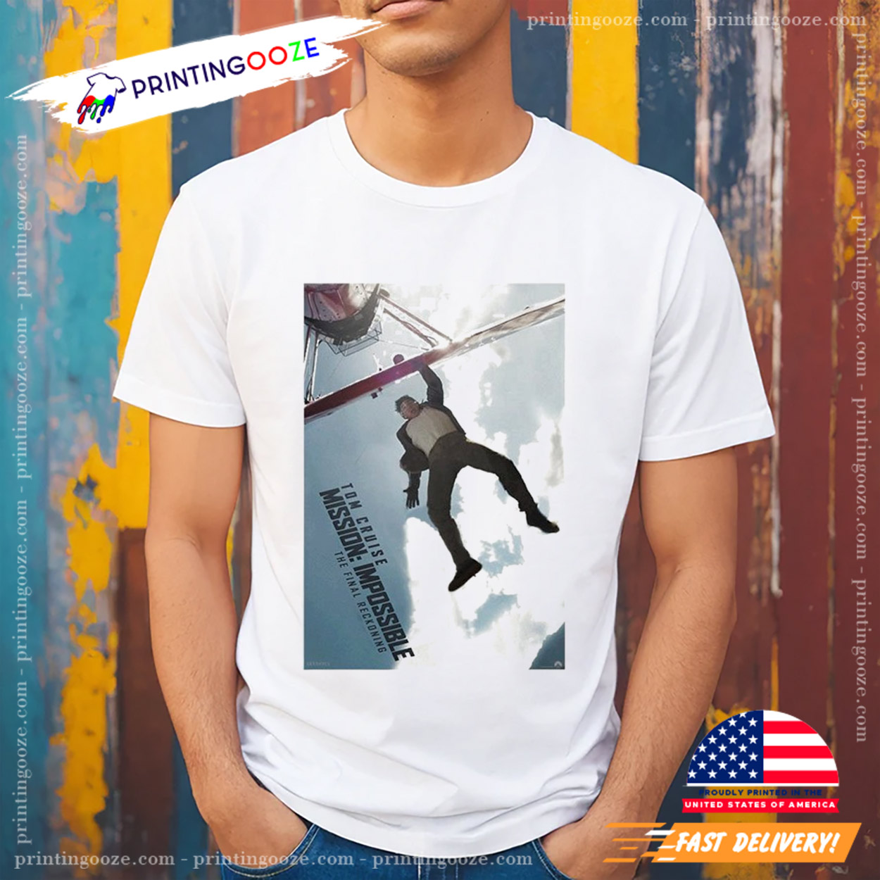 Tom Cruise 4DX For Mission Impossible The Final Reckoning T-shirt Tom Cruise 4DX For Mission Impossible The Final Reckoning T-shirt