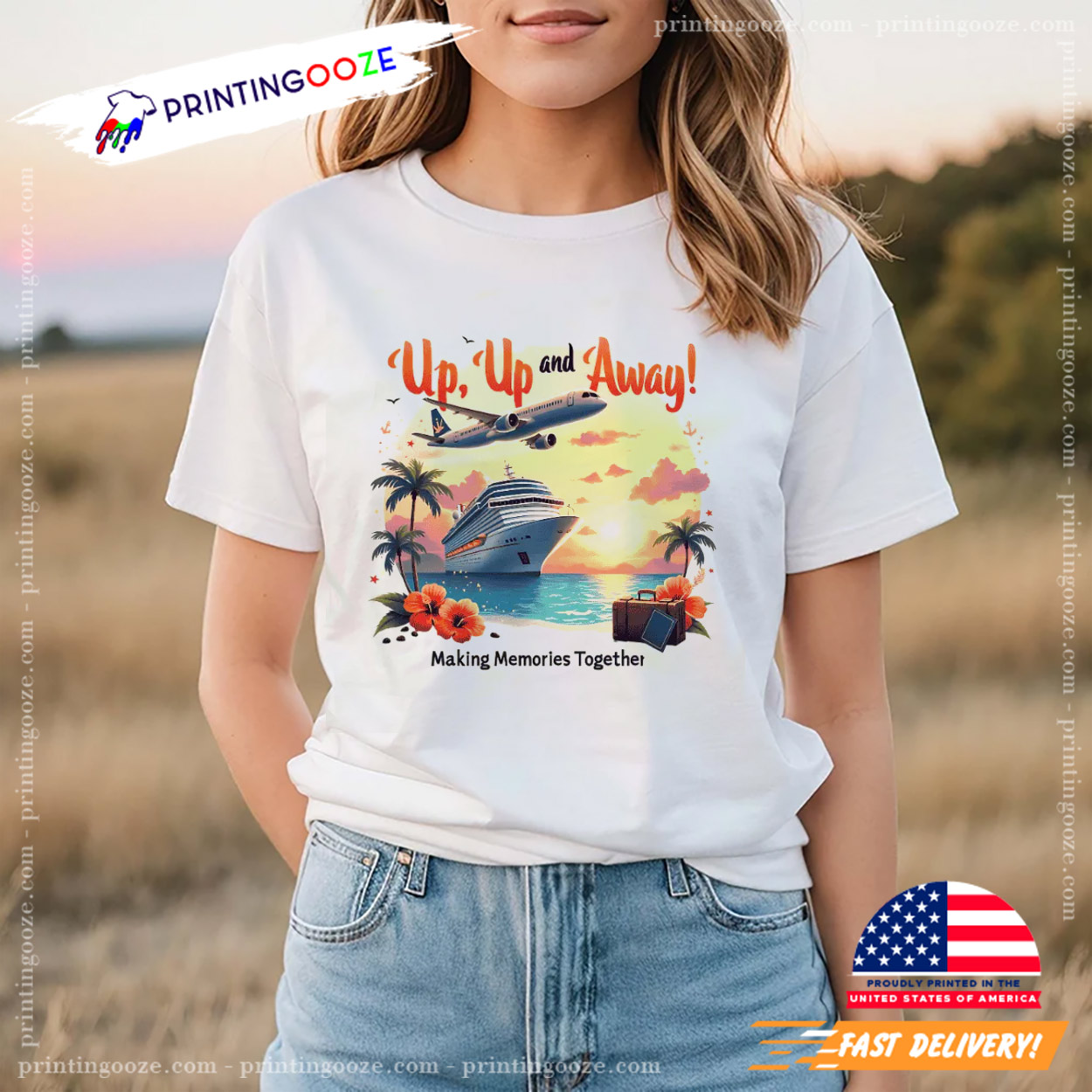 Travel And Adventure Graphic T-Shirt Travel And Adventure Graphic T-Shirt