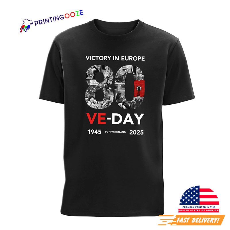 VE Day 80th Anniversary T-Shirt VE Day 80th Anniversary T-Shirt