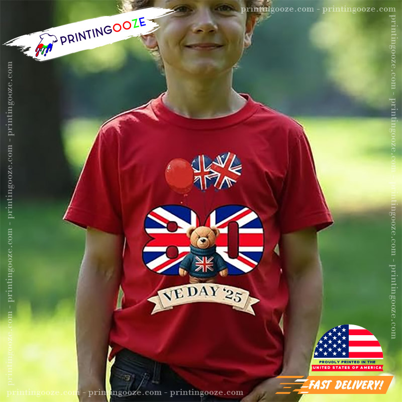 VE Day 80th Anniversary Ve Day '25 T-shirt VE Day 80th Anniversary Ve Day '25 T-shirt