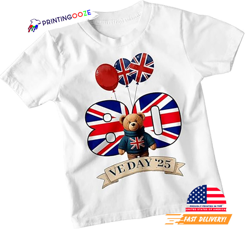 VE Day 80th Anniversary Ve Day '25 T-shirt VE Day 80th Anniversary Ve Day '25 T-shirt