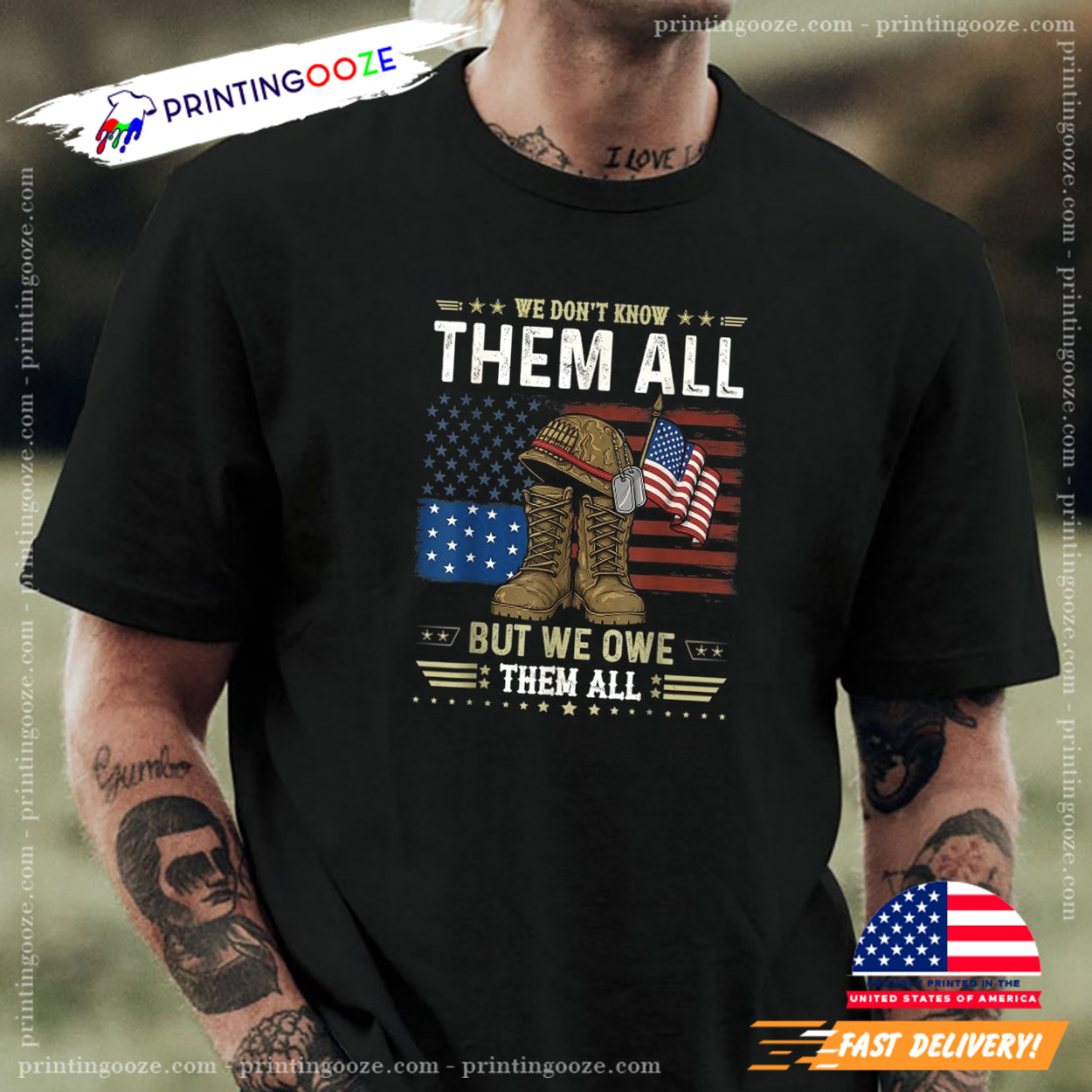 Veterans American Flag T-Shirt Veterans American Flag T-Shirt
