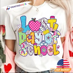 Vintage Last Day Of School Funny Teacher Shirt 2