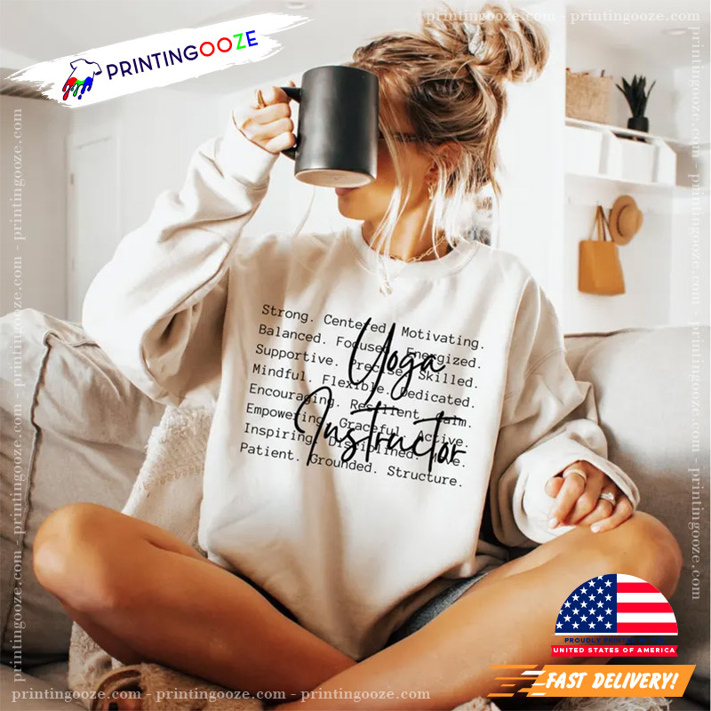 Yoga Instructor Words Yoga Life T-shirt Yoga Instructor Words Yoga Life T-shirt