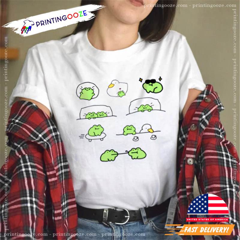 Choose Large Sticker! Tiny Frogs Pack T-shirt Choose Large Sticker! Tiny Frogs Pack T-shirt
