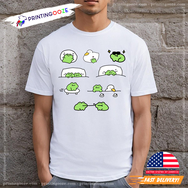 Choose Large Sticker! Tiny Frogs Pack T-shirt Choose Large Sticker! Tiny Frogs Pack T-shirt