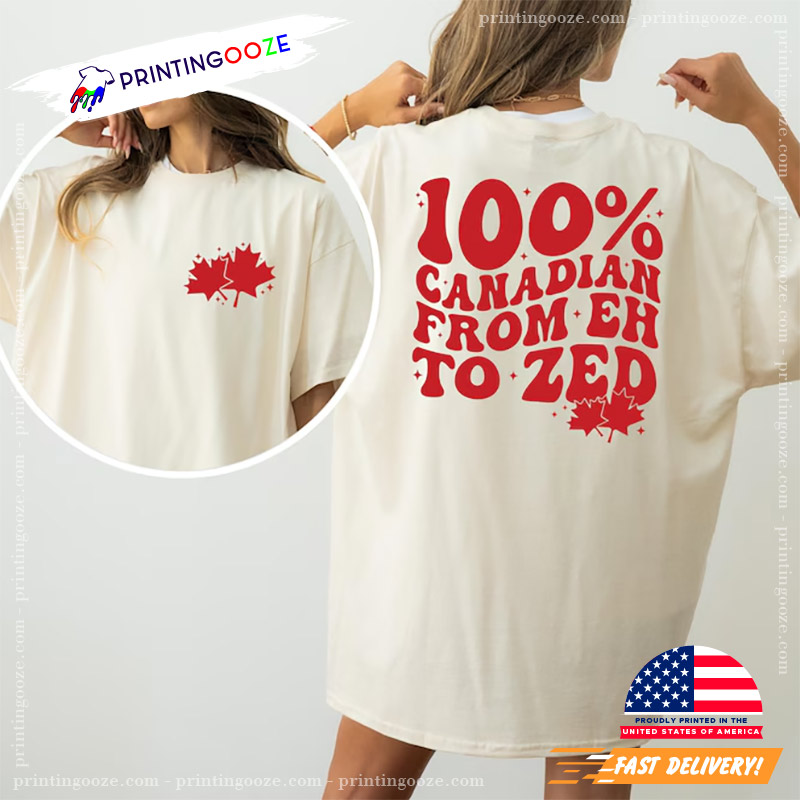 Happy Canada Day Maple Leaf 2 Sided Comfort Colors Shirt Happy Canada Day Maple Leaf 2 Sided Comfort Colors Shirt
