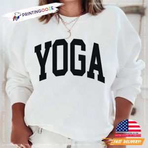 happy yoga day Logo T shirt 1