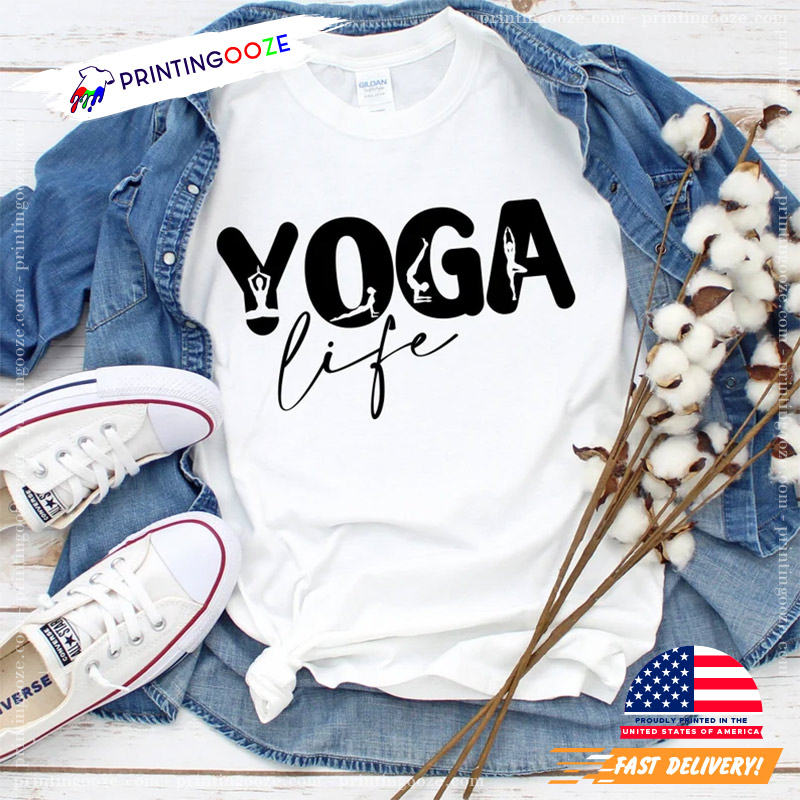 Womens Yoga Life T-shirt Womens Yoga Life T-shirt