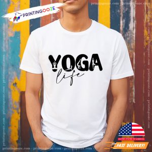 womens yoga Yoga Life T shirt