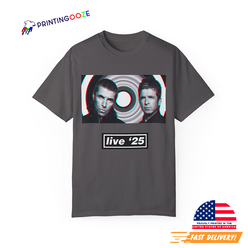 2025 Oasis World Tour Vintage Style Tee 2025 Oasis World Tour Vintage Style Tee