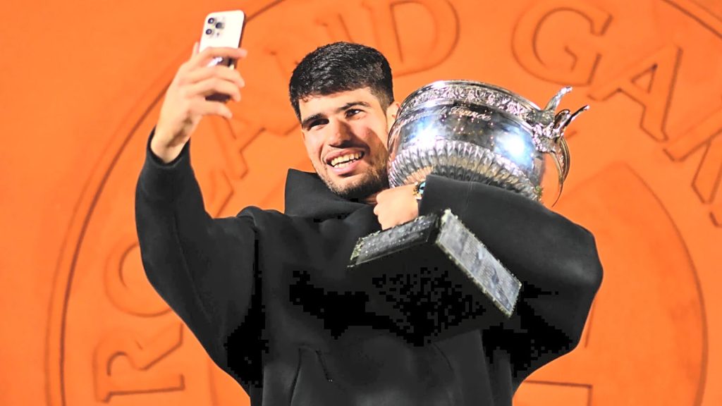 Carlos Alcaraz Roland Garros Champion 2025
