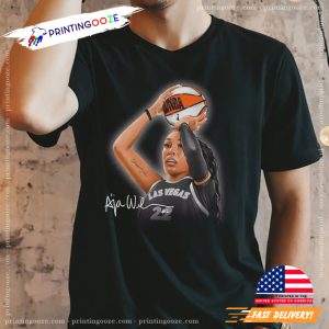 A'ja Wilson 3 point for Las Vegas Aces Signature Shirt 1