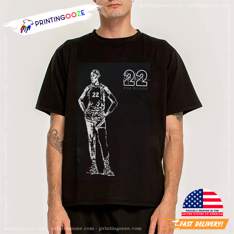 A'ja Wilson Las Vegas Aces Number 22 WNBA Shirt A'ja Wilson Las Vegas Aces Number 22 WNBA Shirt
